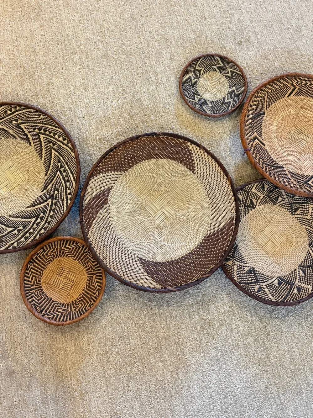 NEW Africa Woven Basket. Made by the Binga people of Zambia/Zimbabwe